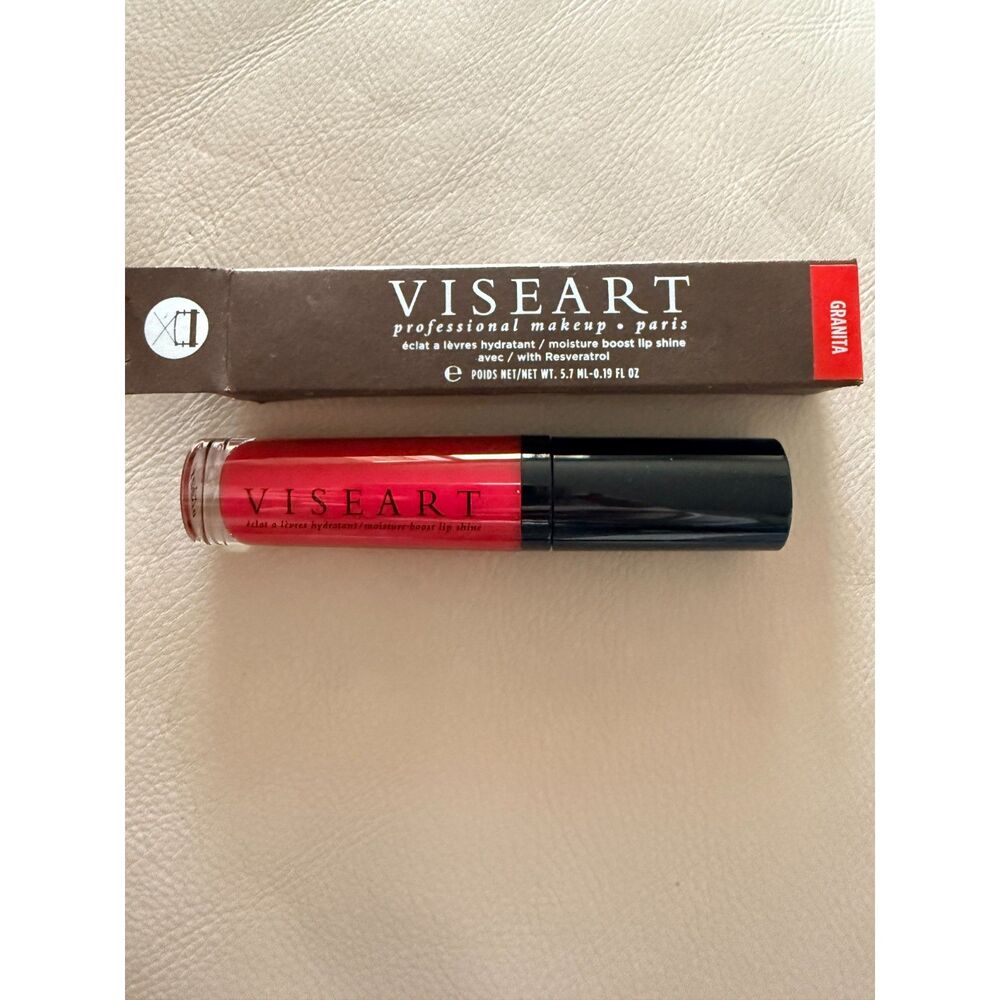 NIB Viseart Moisture Boost Lip Shine Lipstick in Granita